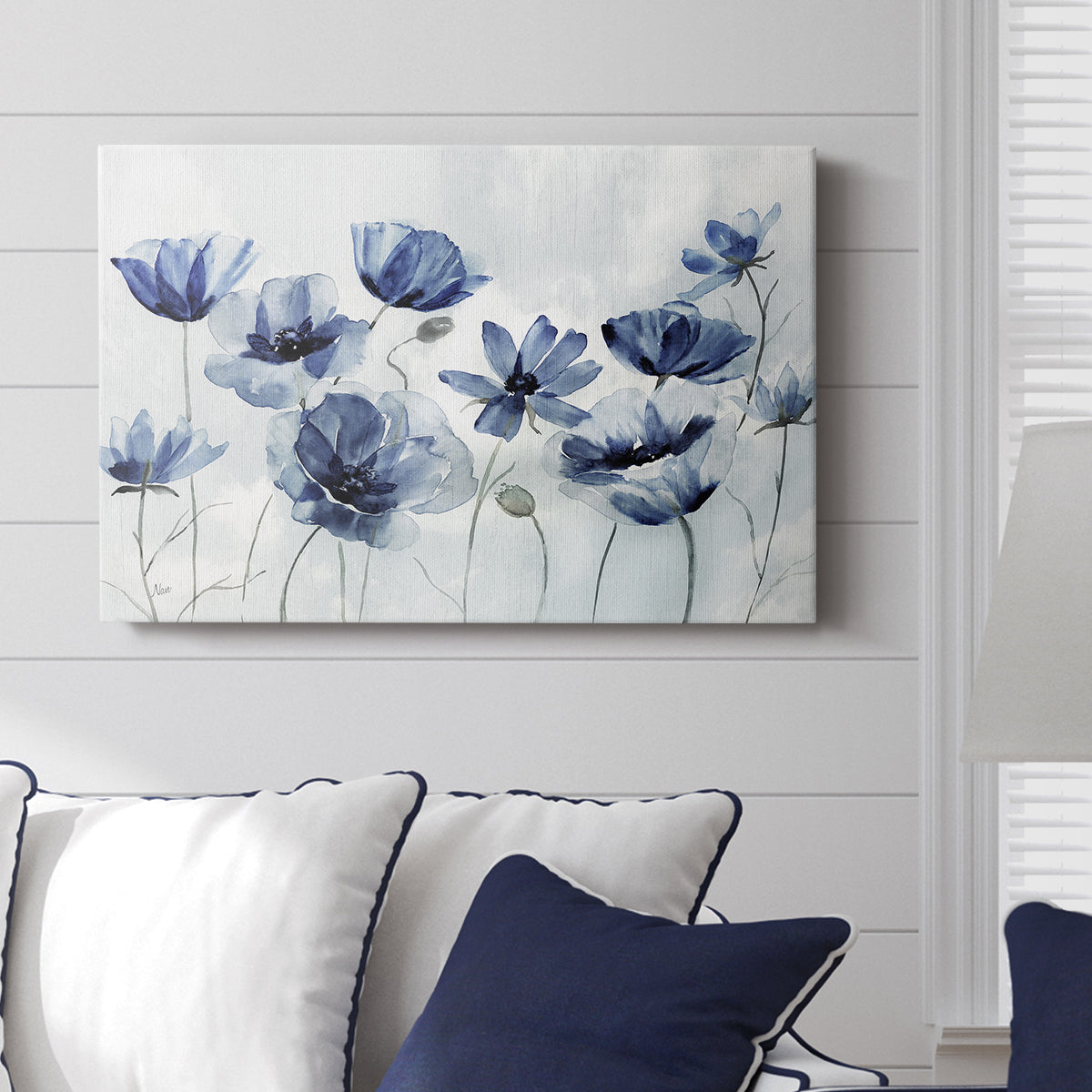 Indigo Spring Awakening - Canvas Art Print