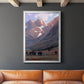 Epic II - Modern Framed Canvas Print