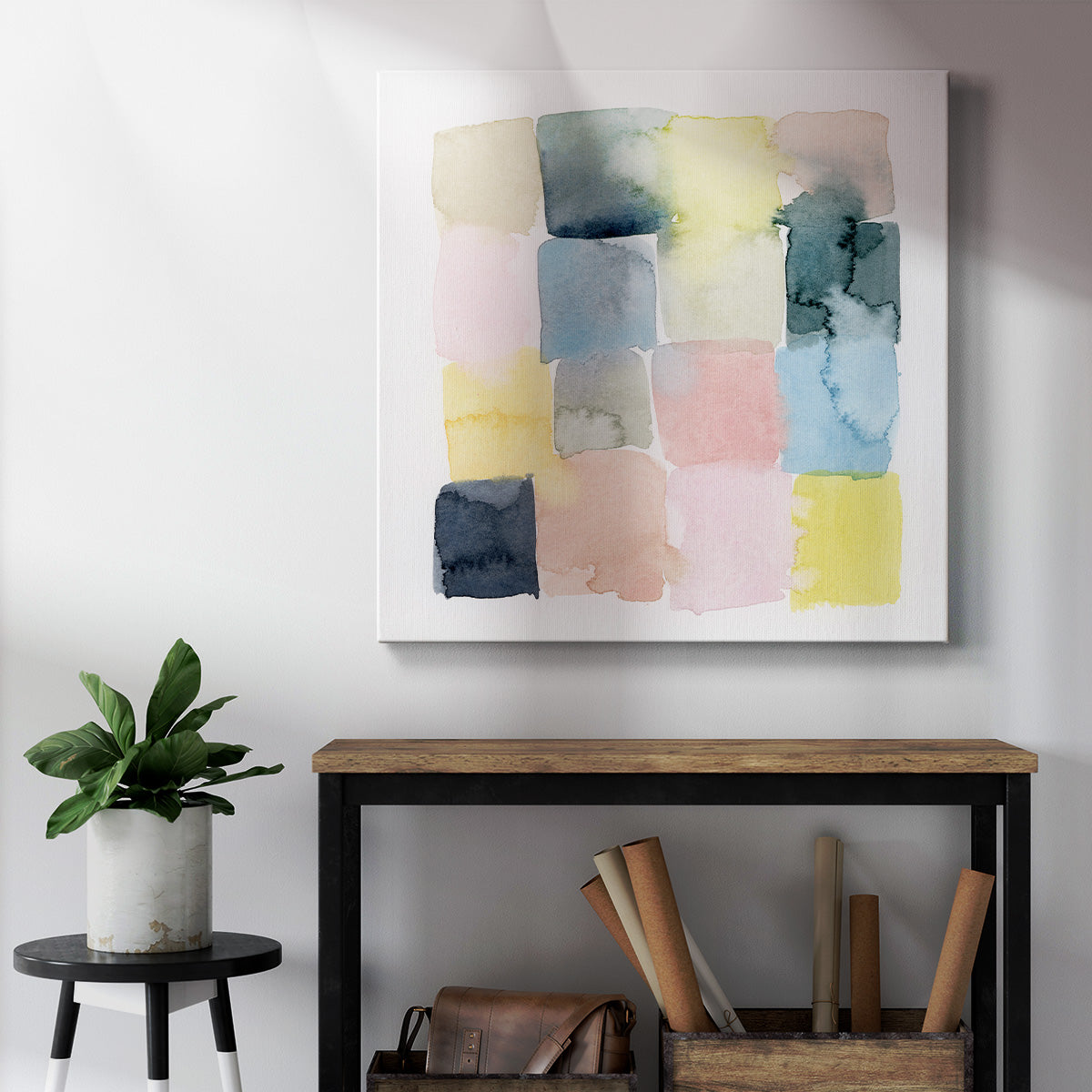 Pastel Patches I - Canvas Art Print