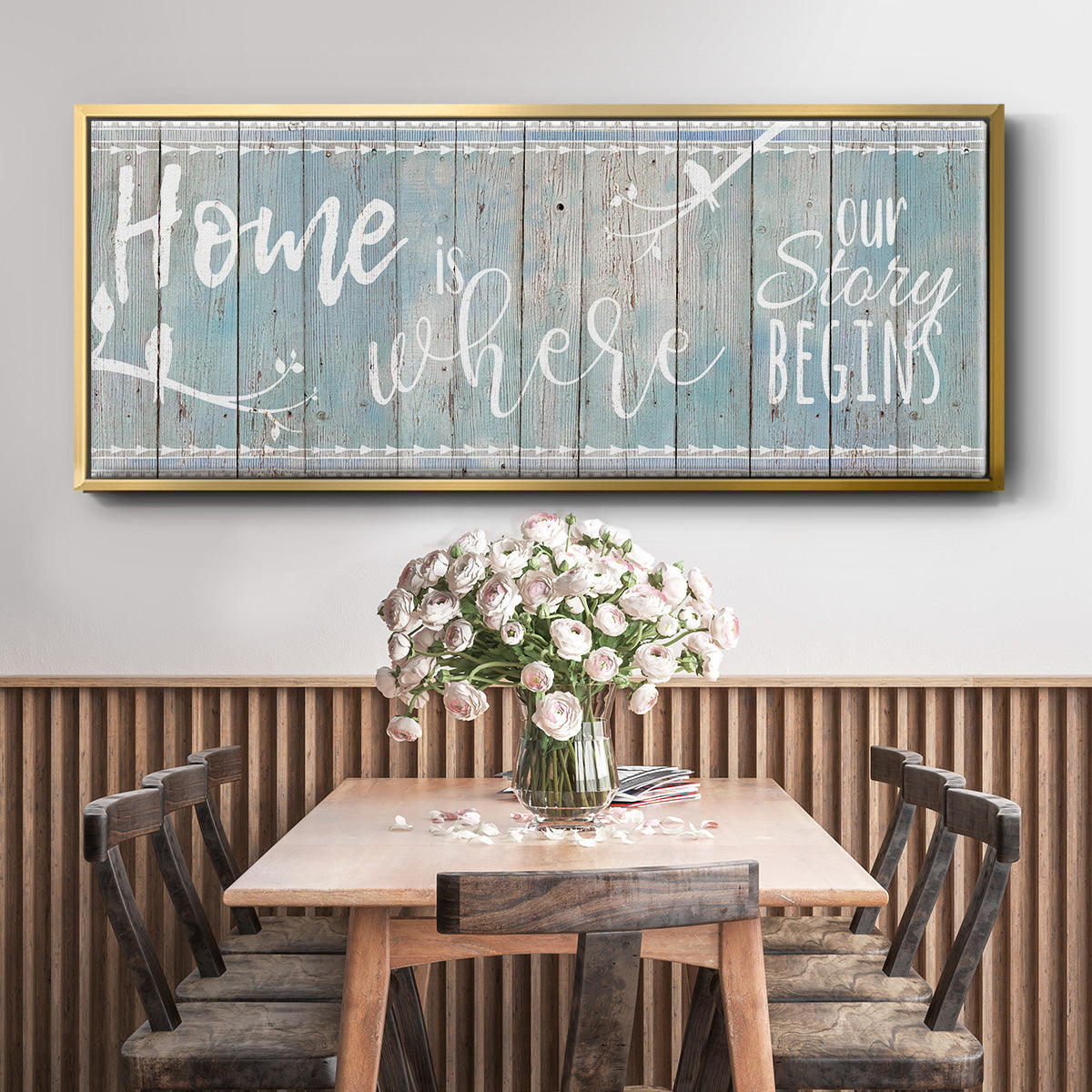 Home Story - Floater Framed Canvas Print