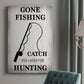 Gone Fishing Premium Gallery Wrapped Canvas - Ready to Hang