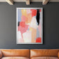 Aerial Scarlet I - Modern Framed Canvas Print