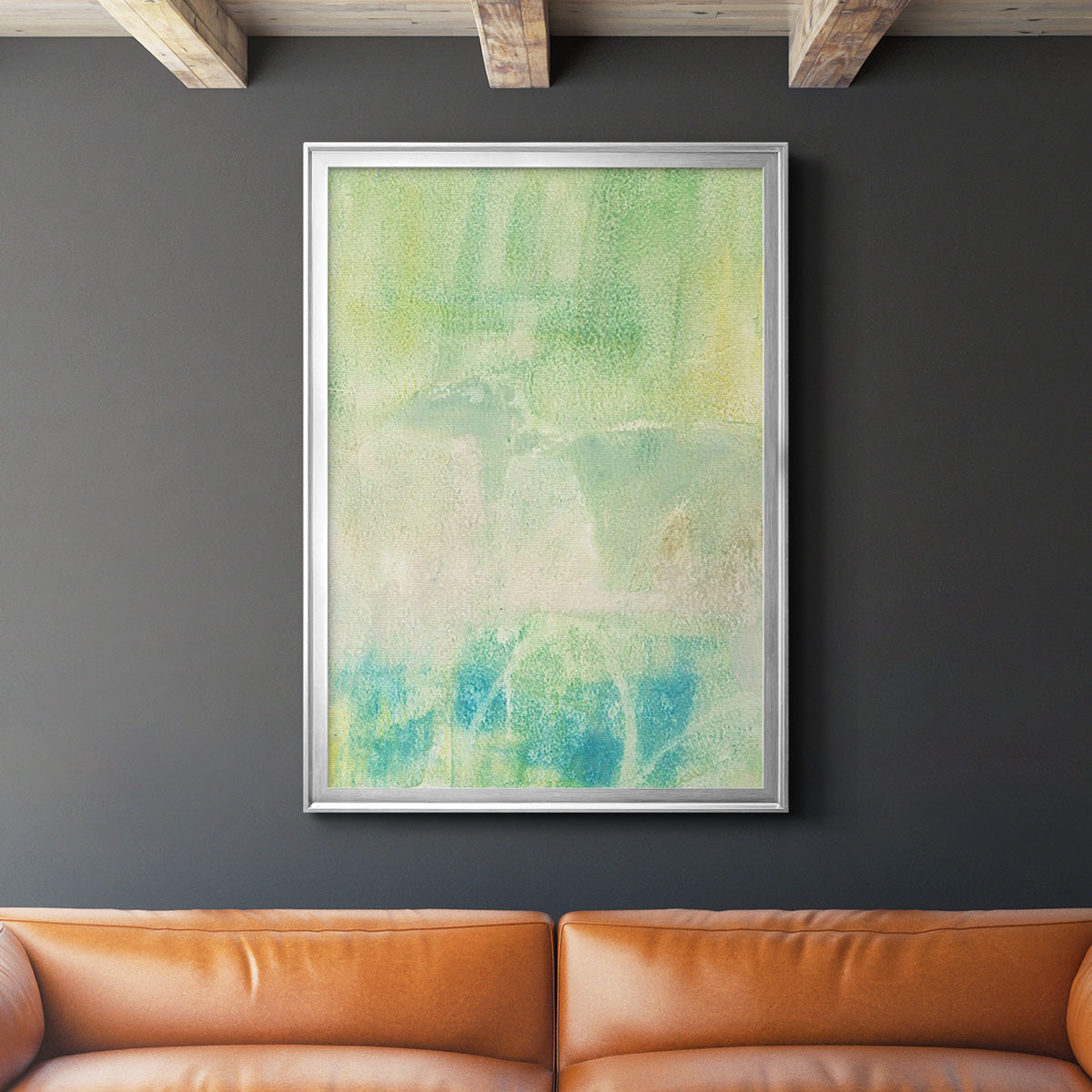 Serus I - Modern Framed Canvas Print