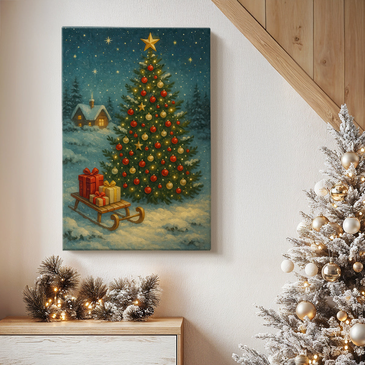Sage Star Carol - Canvas Art Print