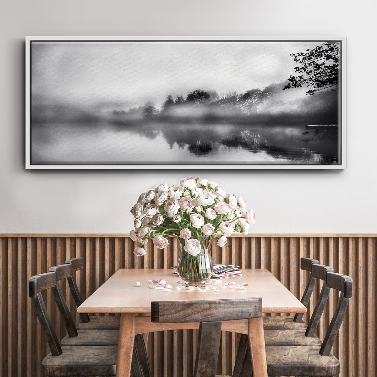 Soft Wonders - Floater Framed Canvas Print