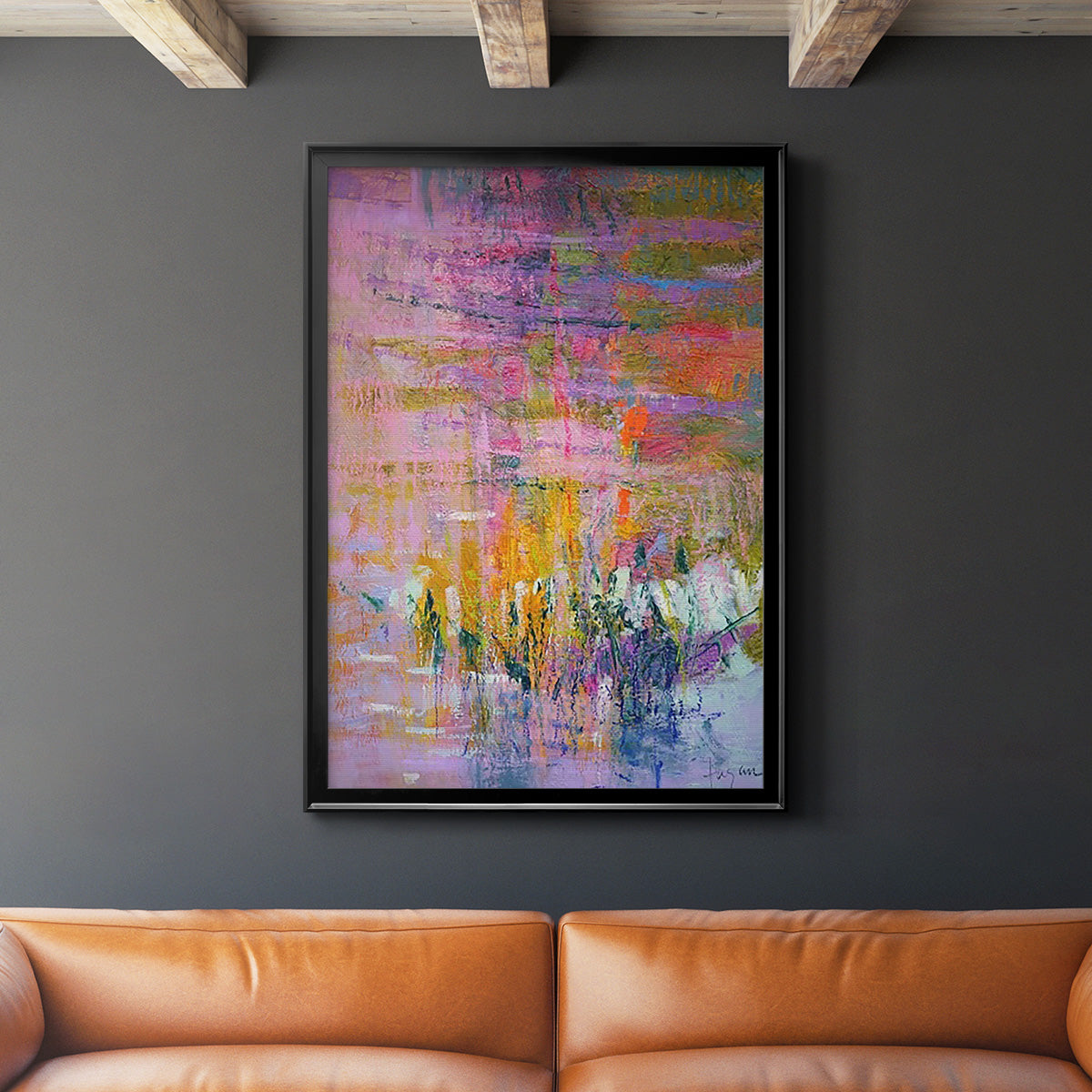 Twilight Resting - Modern Framed Canvas Print