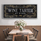 Wine Taster - Floater Framed Canvas Print