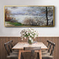 The Banks of the Seine, Ile de la Grande - Floater Framed Canvas Print