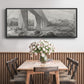 Richmond from the James - Floater Framed Canvas Print