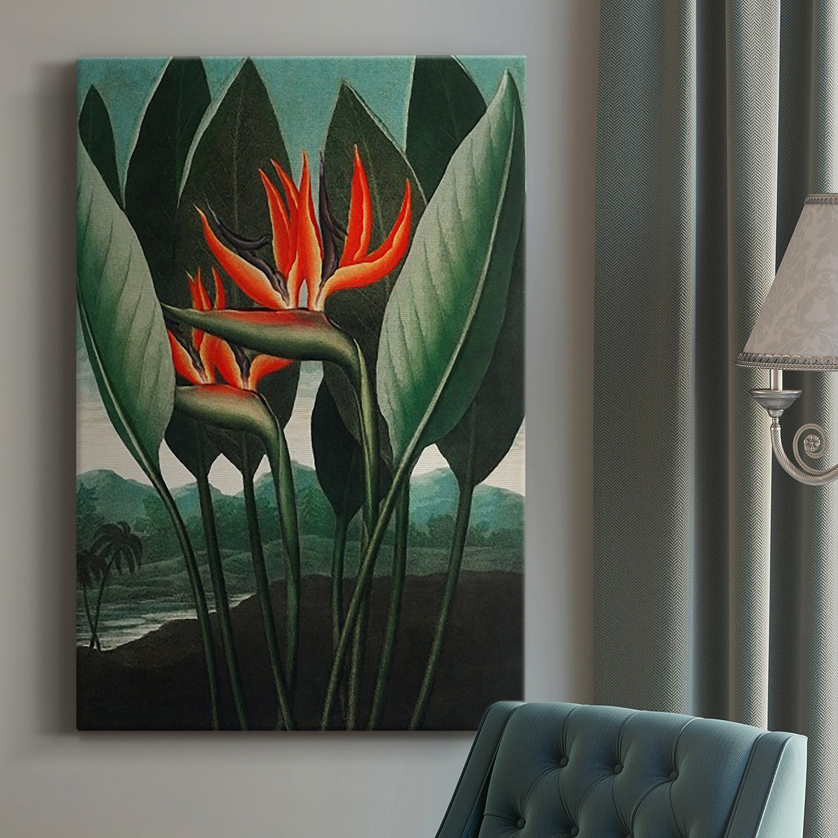 Temple of Flora IV - Canvas Art Print