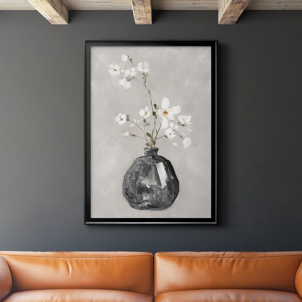 Cottage Spring II - Modern Framed Canvas Print