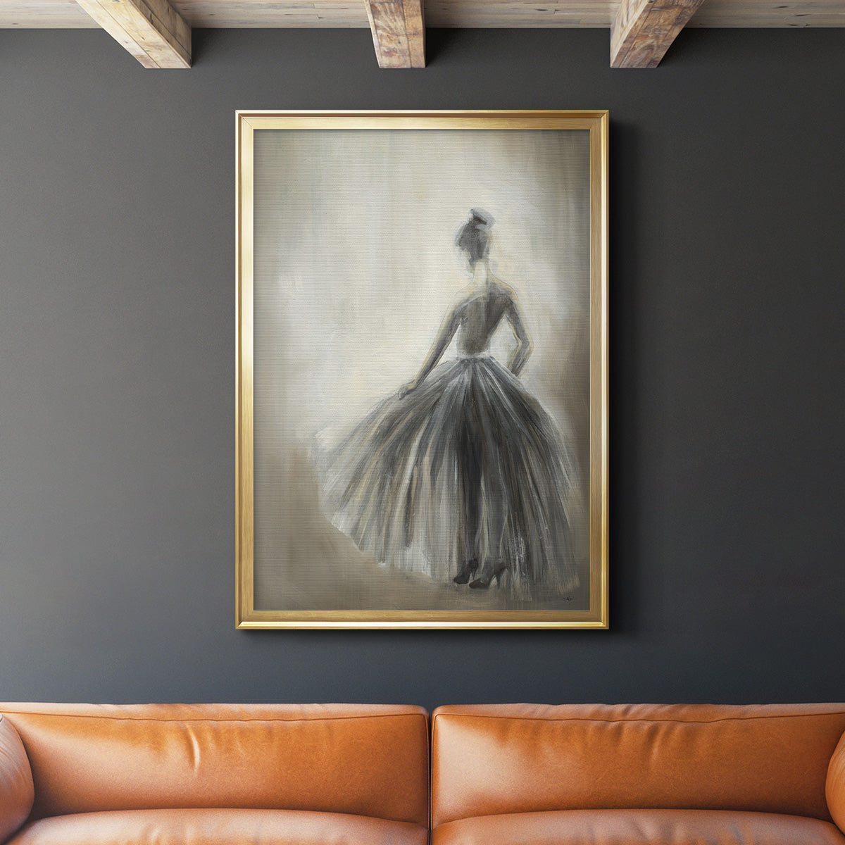 Over in the Light -  Framed Canvas Print