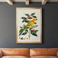 Bird in Habitat V - Modern Framed Canvas Print