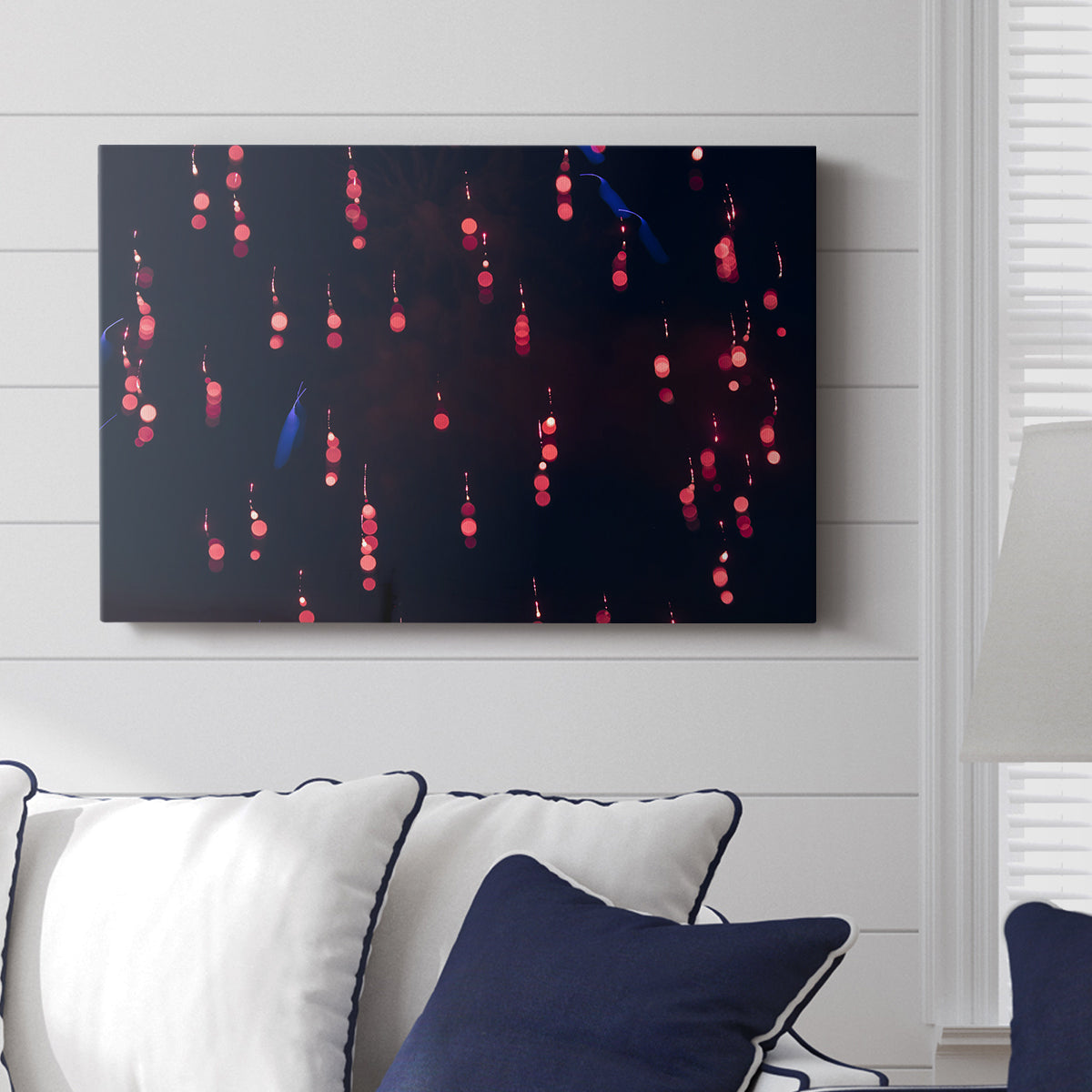 Crimson Constellation - Canvas Art Print