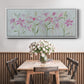 Dancing Pink Trio III - Floater Framed Canvas Print
