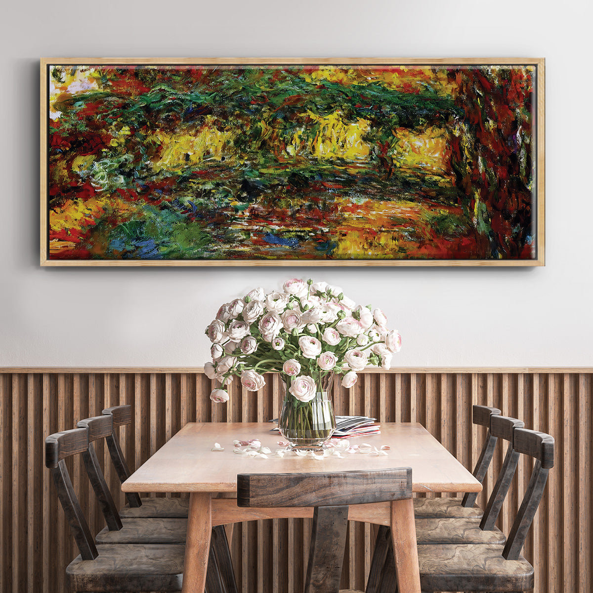 The Japanese Bridge, 1922 - Floater Framed Canvas Print