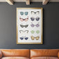 Vintage Glasses I - Modern Framed Canvas Print
