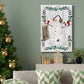 Folk Snowman Forest II - Gallery Wrapped Canvas