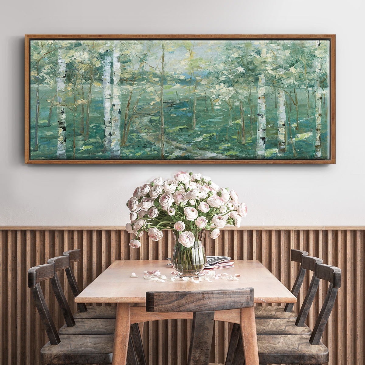 Meadow Light - Floater Framed Canvas Print