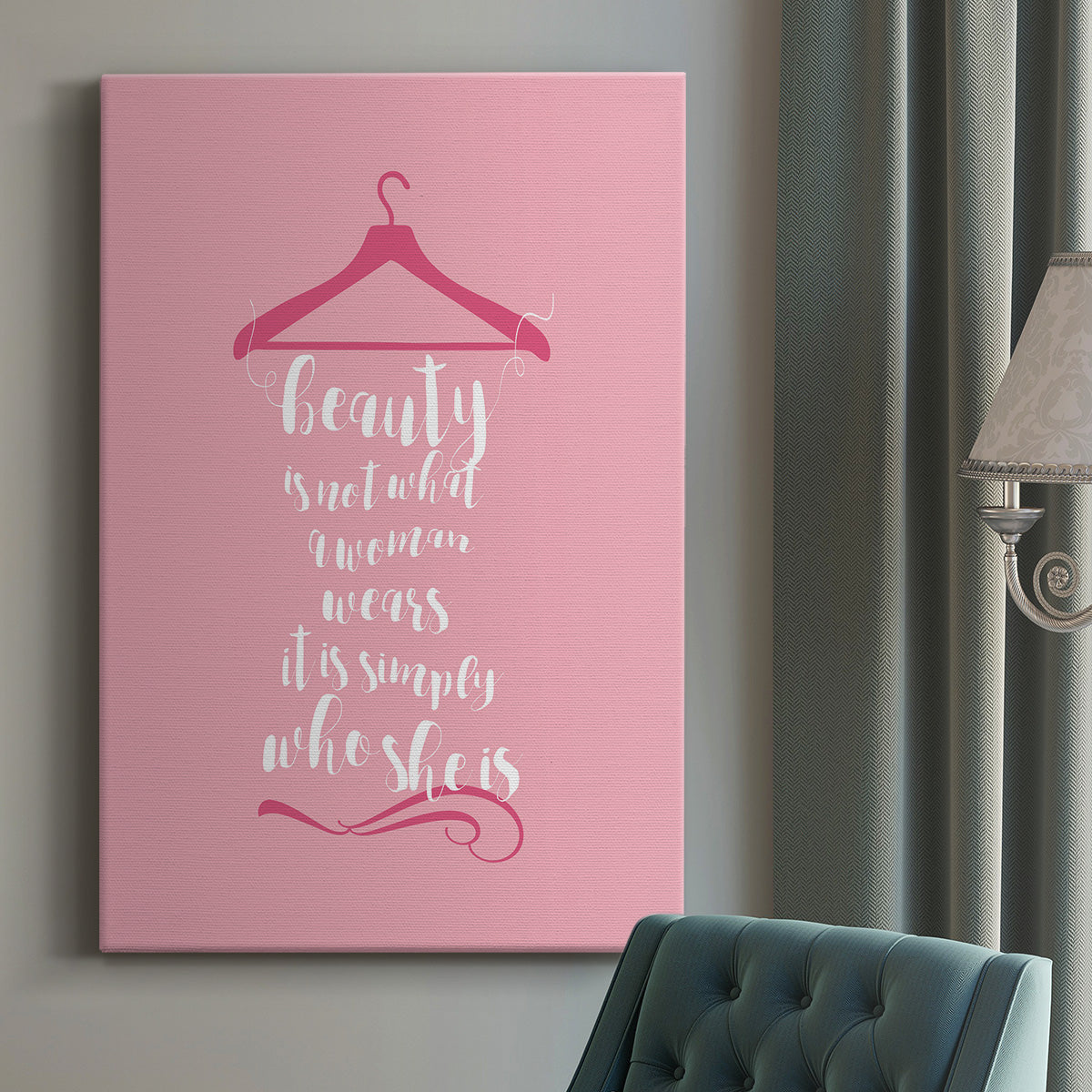 Beauty in Pink Premium Gallery Wrapped Canvas - Ready to Hang