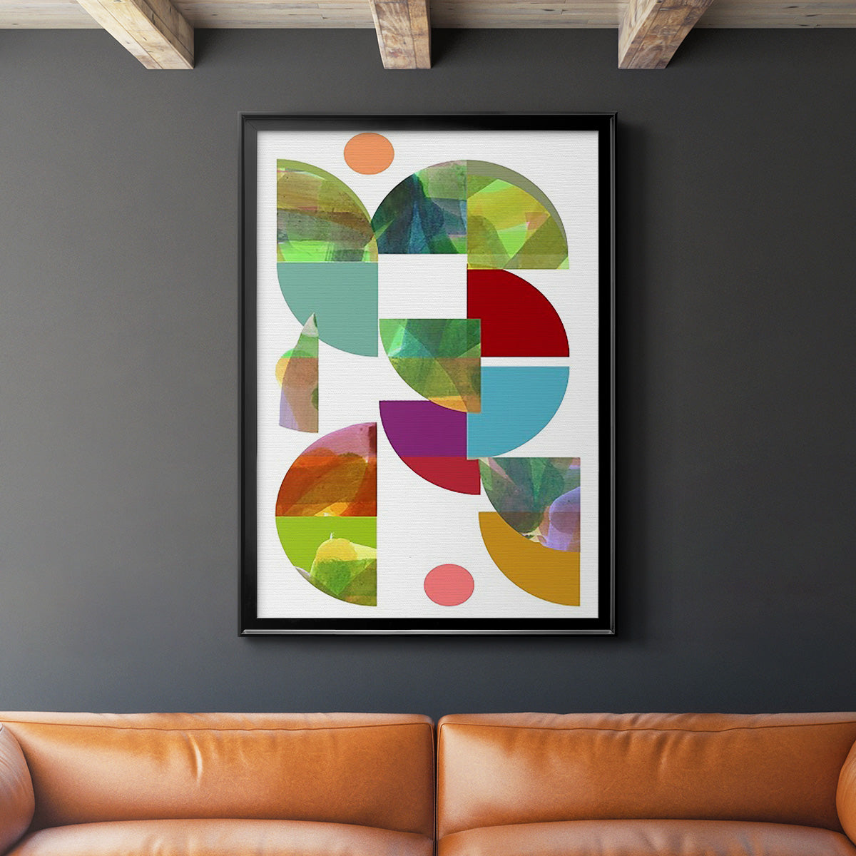 Dorset Shapes I - Modern Framed Canvas Print