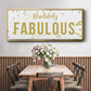 Fabulous - Floater Framed Canvas Print