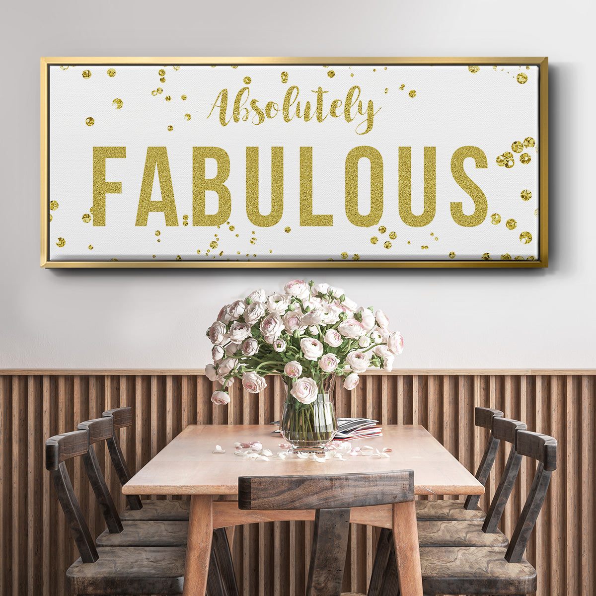Fabulous - Floater Framed Canvas Print