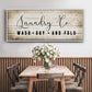 Laundry Co. - Floater Framed Canvas Print