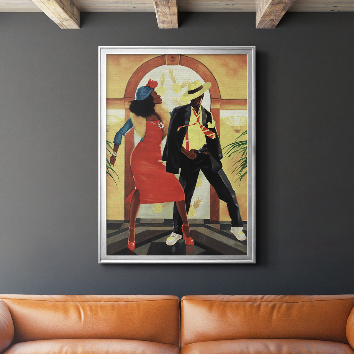 Night Out I - Modern Framed Canvas Print