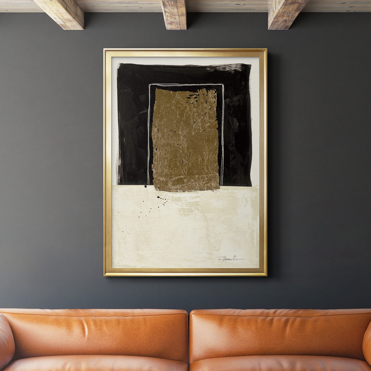 Standing Strong I - Modern Framed Canvas Print