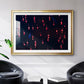 Crimson Constellation - Modern Framed Art Print
