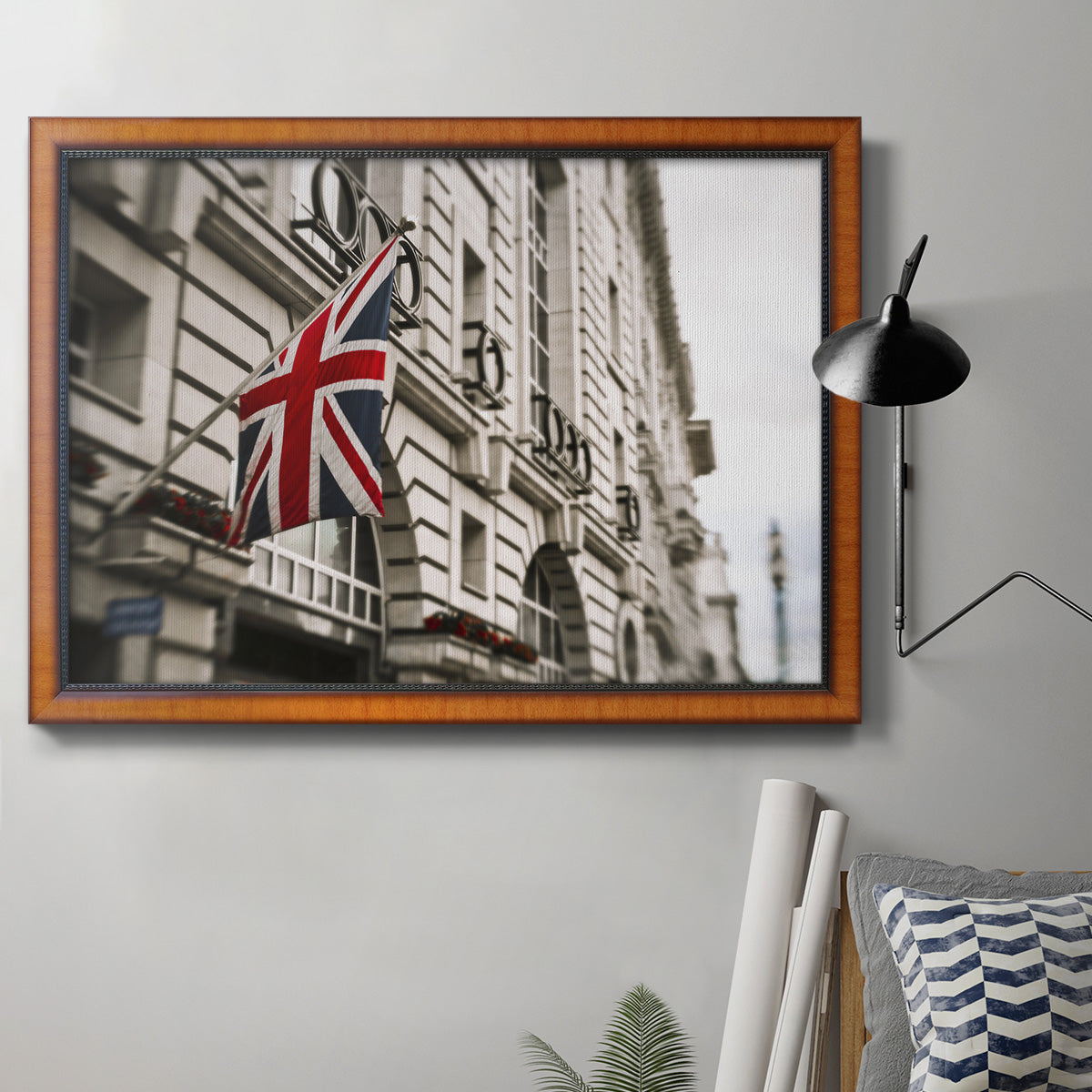 London Scene II Premium Framed Canvas- Ready to Hang