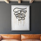 Weeping Ribbon I - Modern Framed Canvas Print