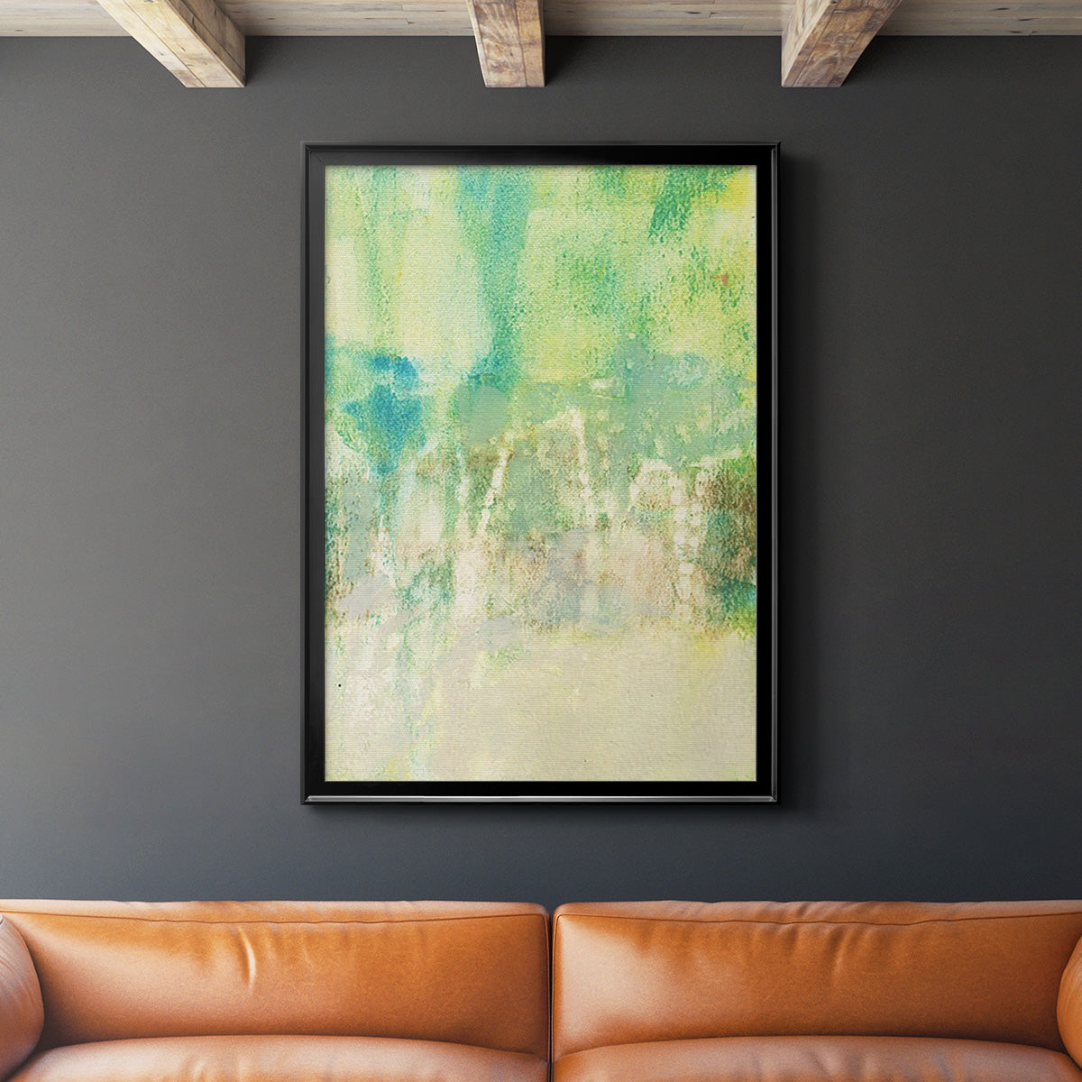 Serus II - Modern Framed Canvas Print