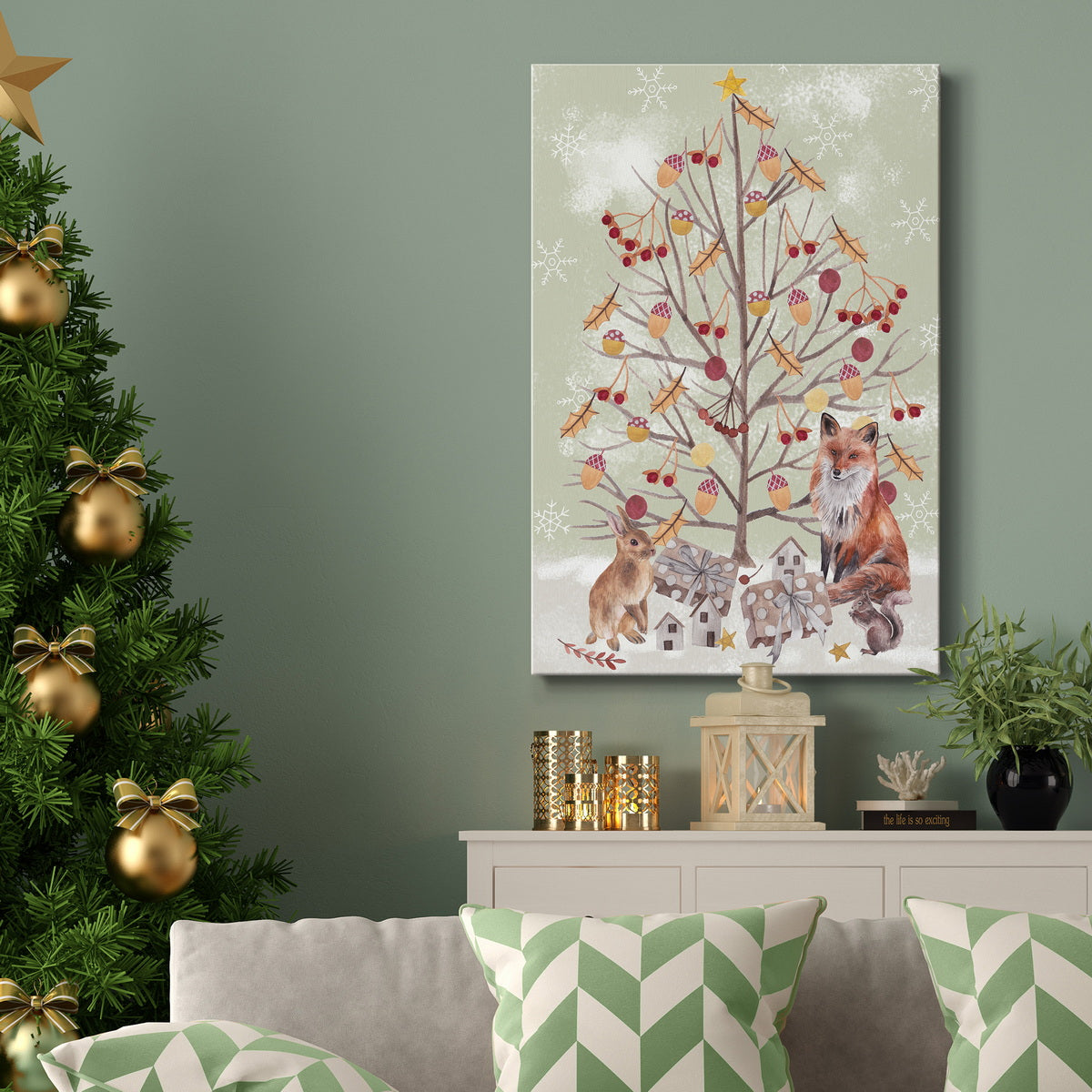 Christmas Time Collection B - Gallery Wrapped Canvas