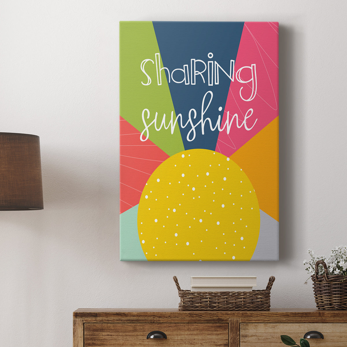 Sharing Sunshine - Canvas Art Print