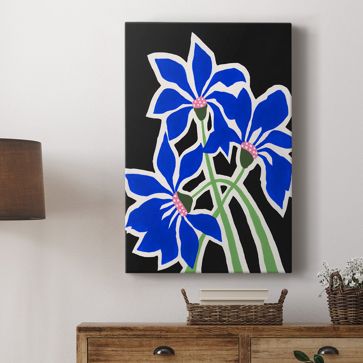 Pop Flowers IV - Canvas Art Print