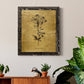 Gold Sketch Botanical II - Barnwood Framed Canvas Print