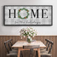 Home for the Holidays - Floater Framed Canvas Print