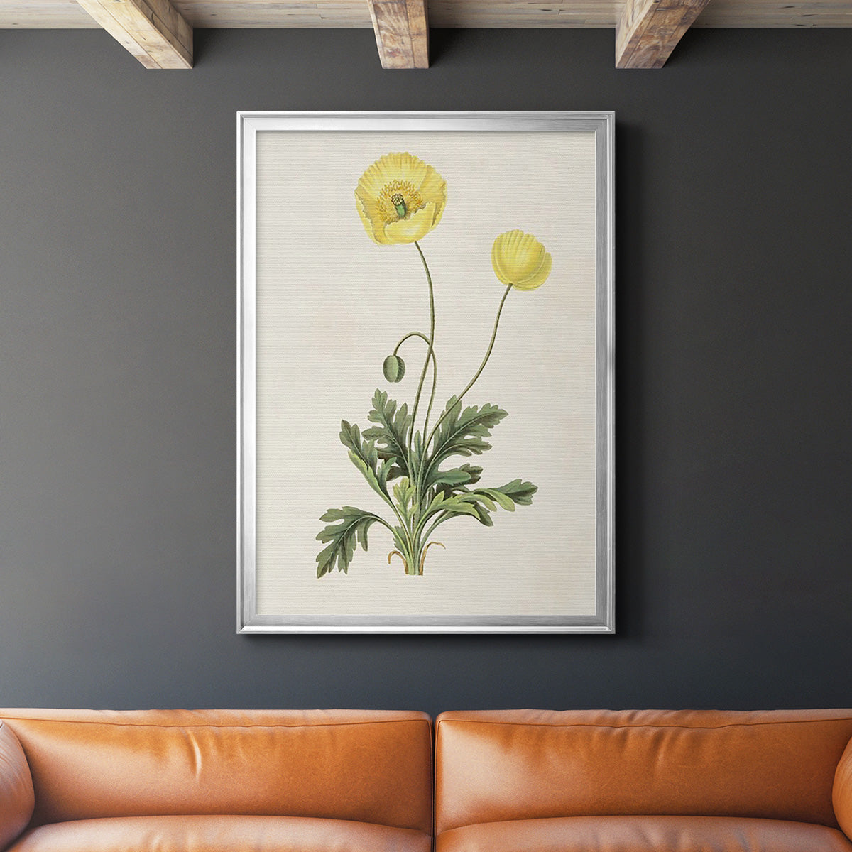 Flowers of the Seasons XII - Modern Framed Canvas Print