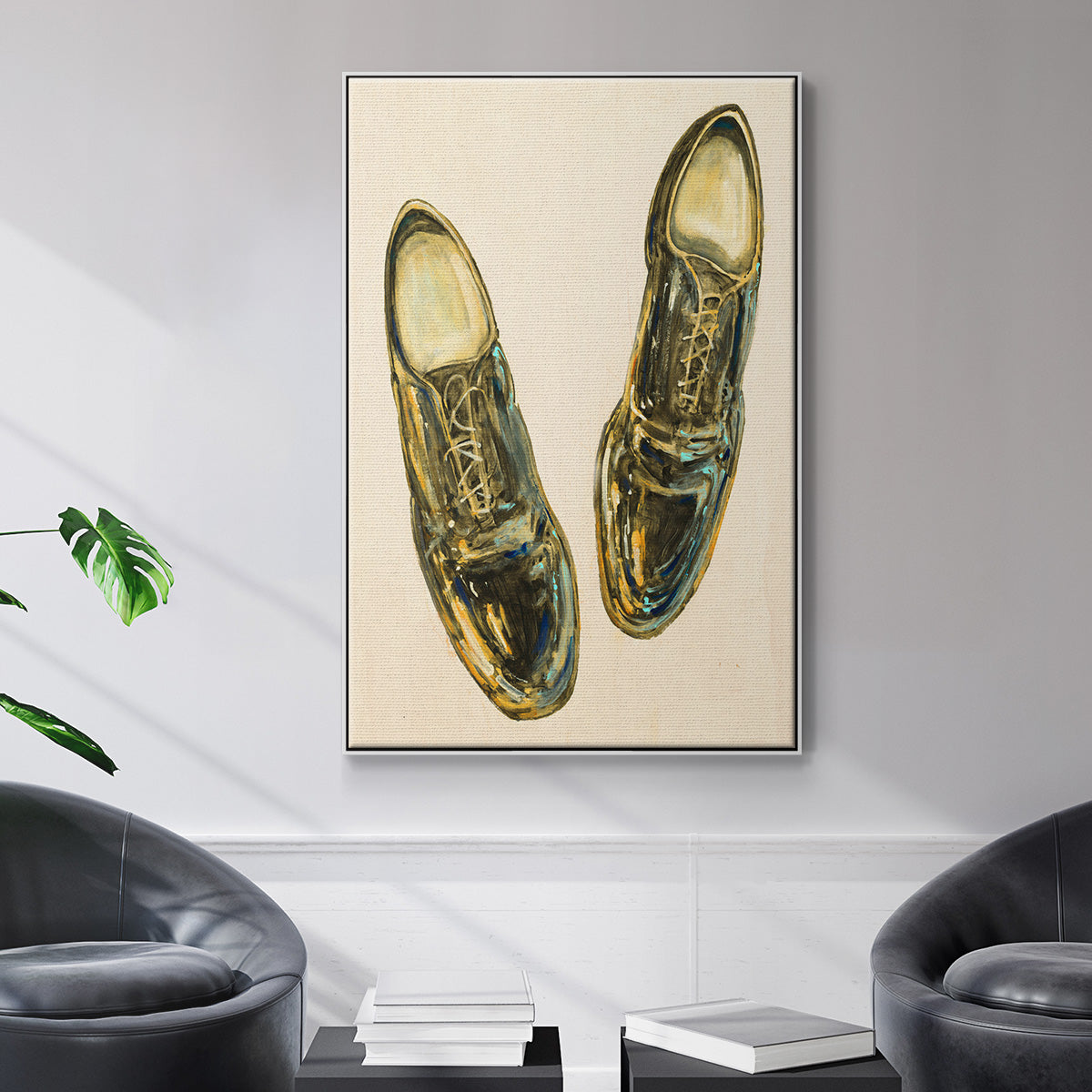 The Shoe Fits I V1 - Framed Premium Gallery Wrapped Canvas L Frame - Ready to Hang