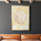 Salty Seashell II - Modern Framed Canvas Print