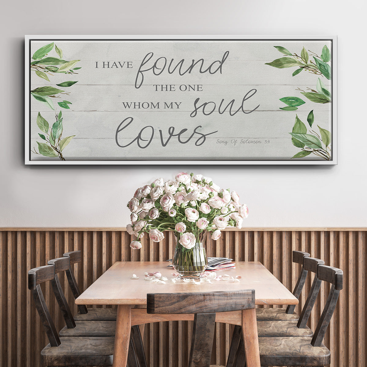 Soul Loves - Floater Framed Canvas Print