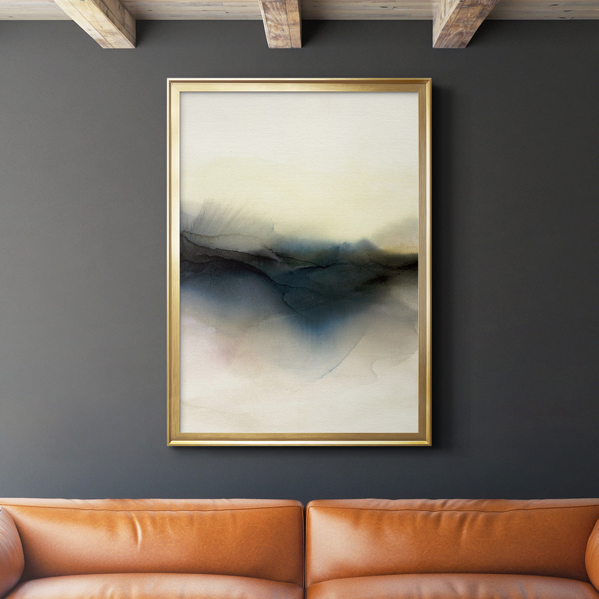 Continuum I  - Modern Framed Canvas Print