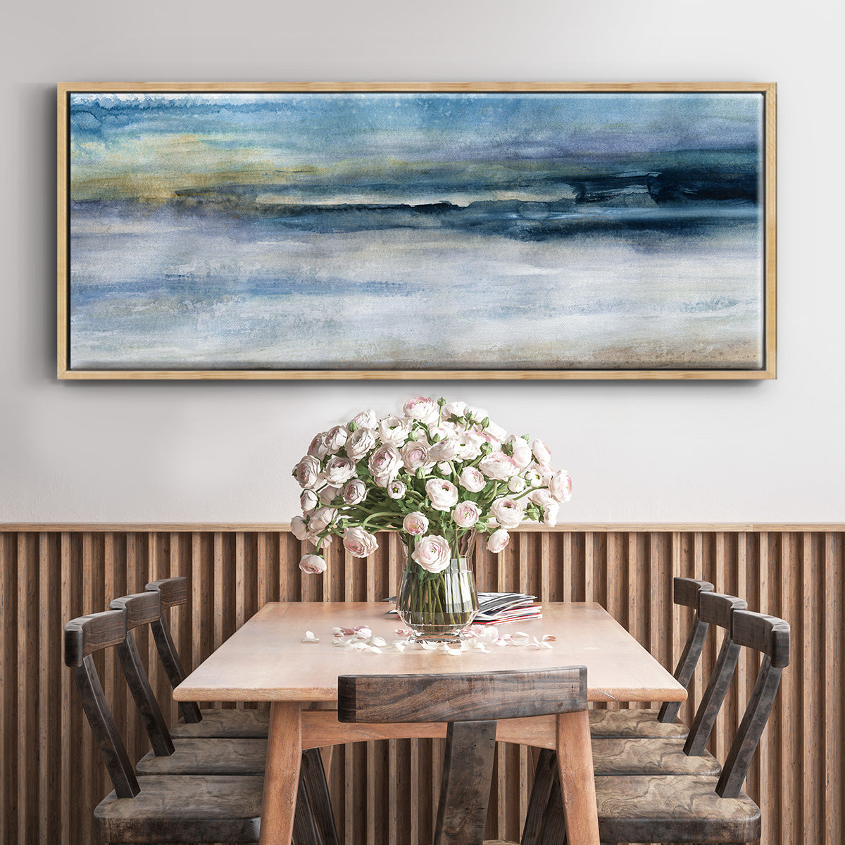 Wind and Water - Floater Framed Canvas Print