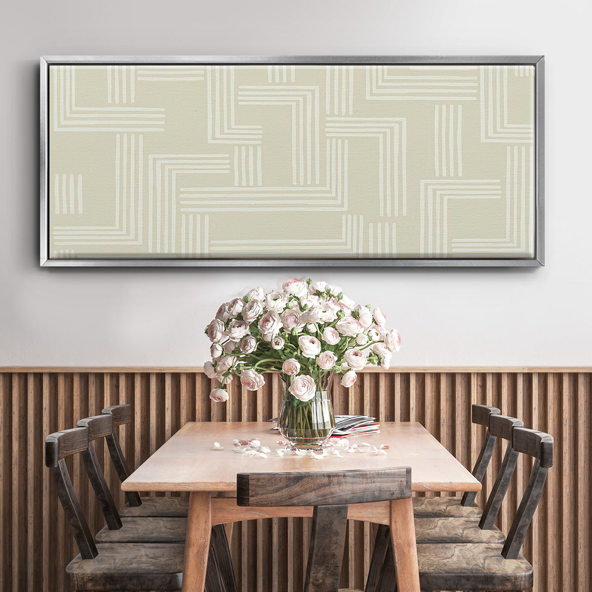 Roll Crossing III - Floater Framed Canvas Print