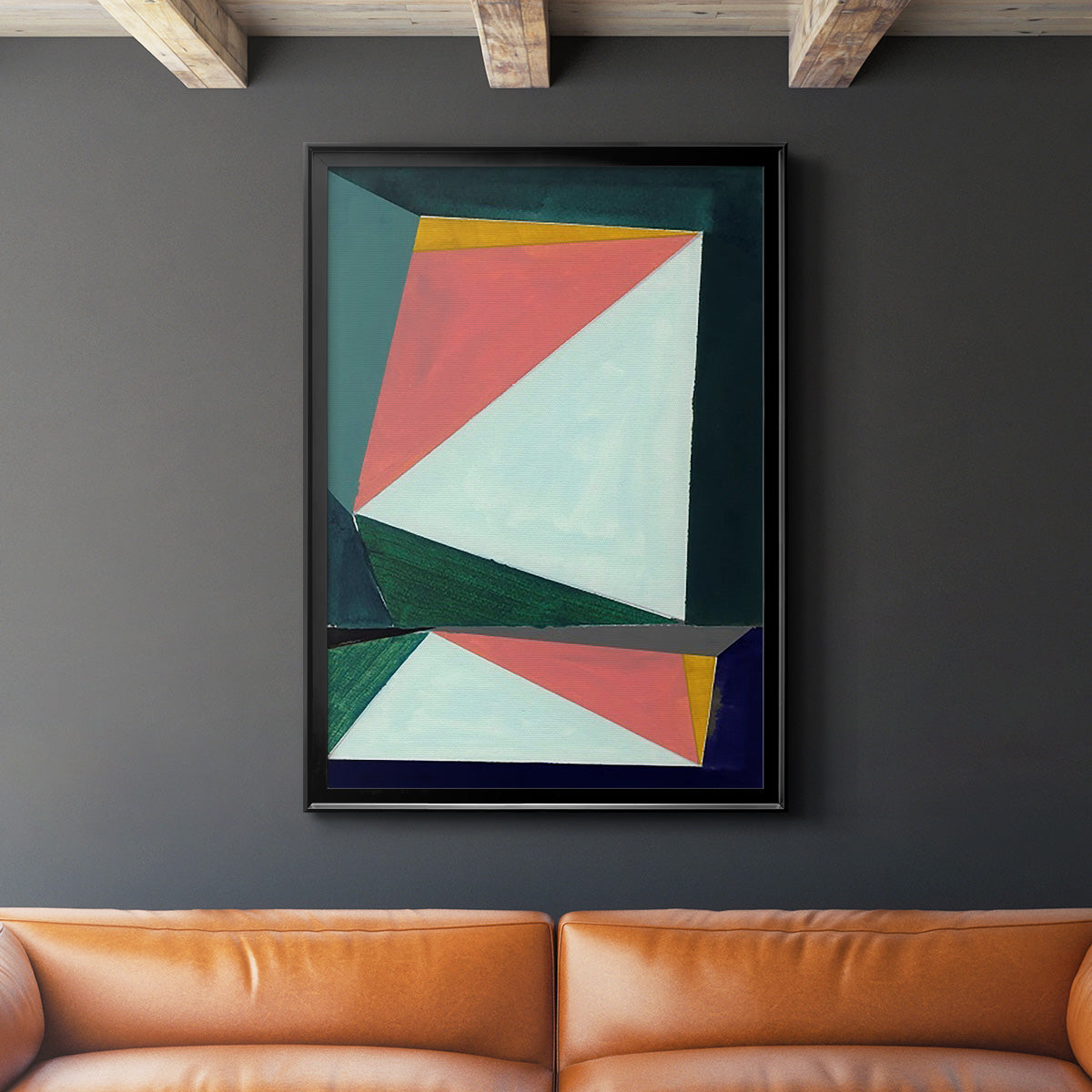 Chop I - Modern Framed Canvas Print