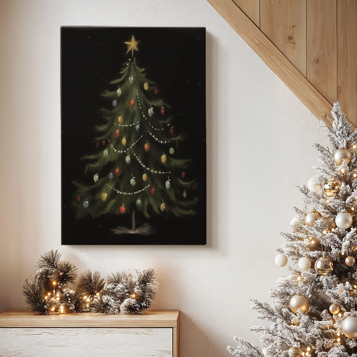 Chapel of Soft Linen Serenade - Canvas Art Print