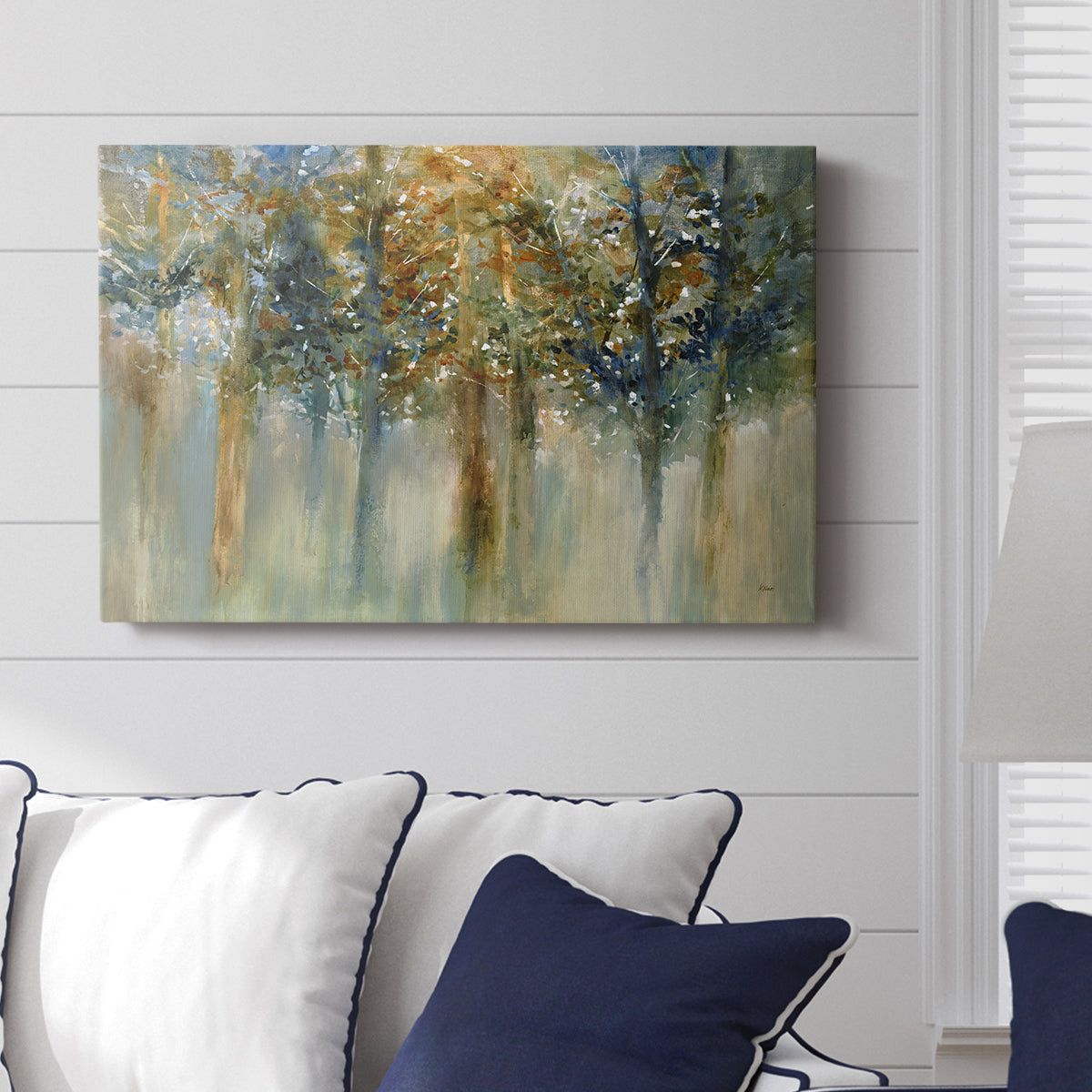 Rustic Leaves II - Canvas Art Print