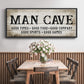 Man Cave Good Times - Floater Framed Canvas Print